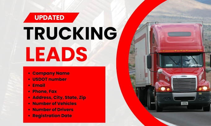 provide fresh trucking insurance leads from fmcsa carrier database