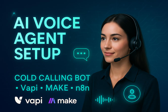 build setup ai voice agent vapi voice agent ai cold calling agent make com n8n
