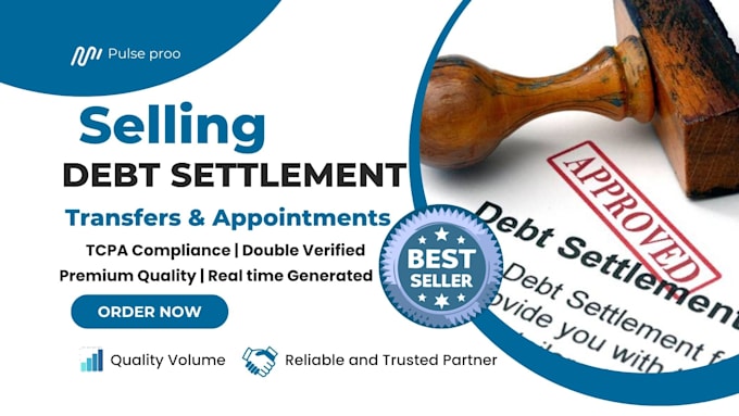 selling debt settlement live transfers and appointments