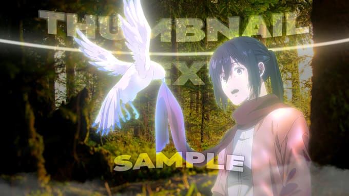 create an awesome anime edit for you