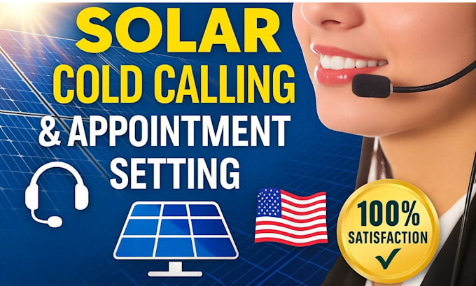 do cold calling and set solar appointment setting for your business