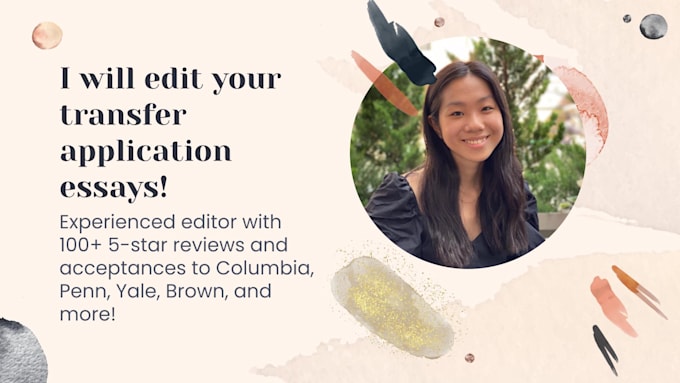 edit your college transfer statements as an ivy league grad
