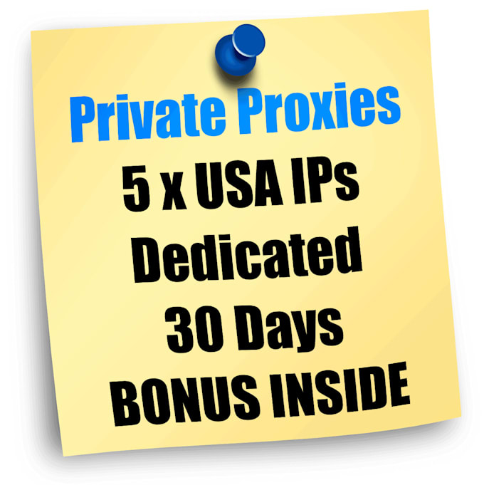 provide 5 x Elite Proxies in the USA