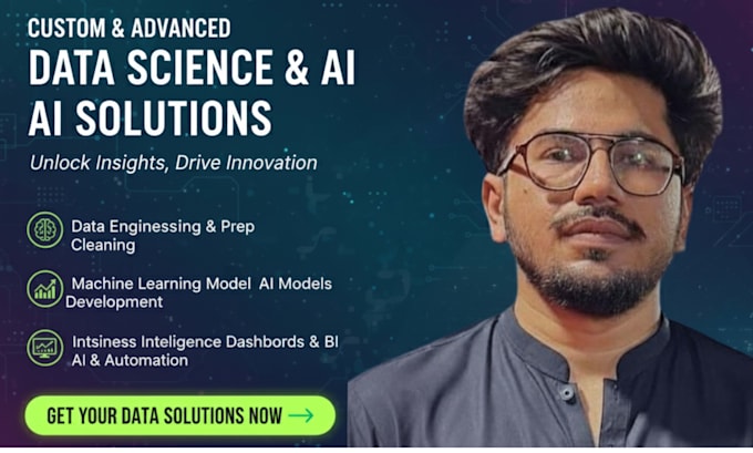 built your data science project with machine learning, deep learning in python