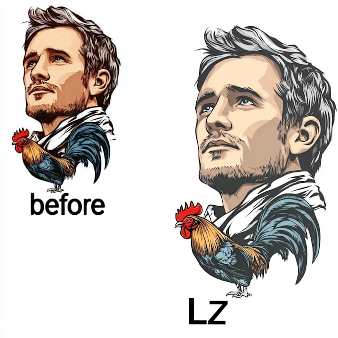do vector tracing logo, vectorize image, raster to vector ai