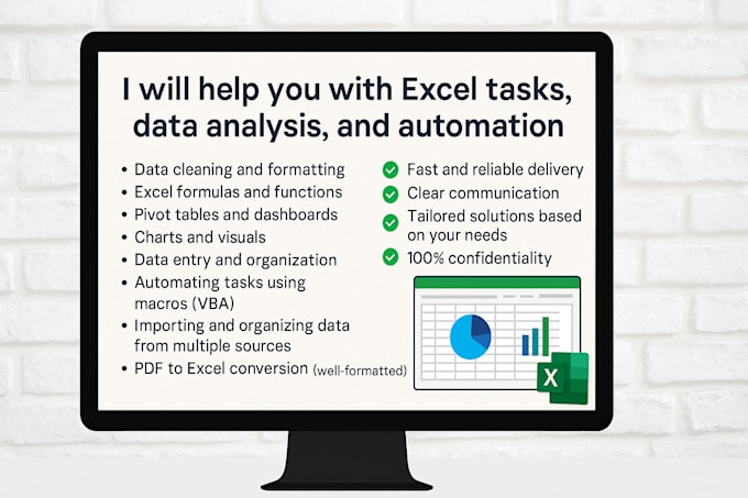 help you with excel projects such as data copy paste, validation
