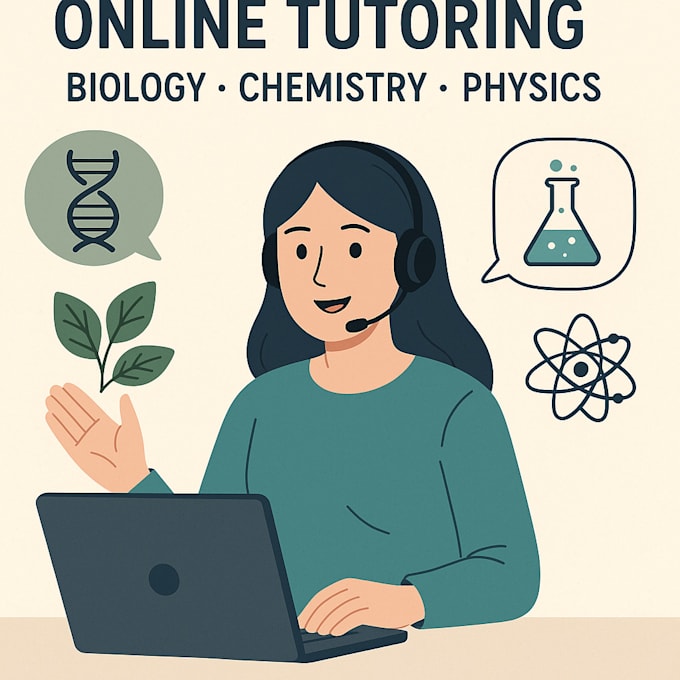 your tutor for chemistry, biology and physics