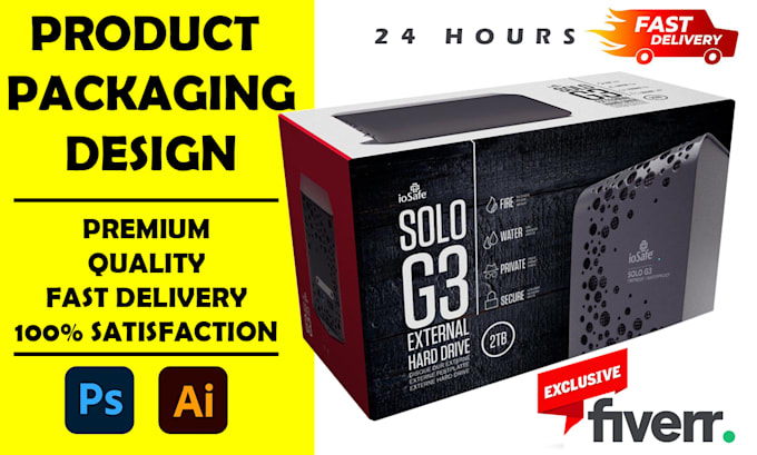 do product packaging box design and amazon packaging design