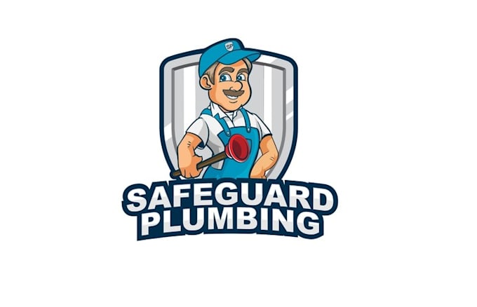 design unique plumber character logo