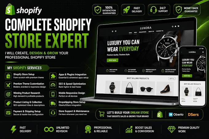design your shopify store