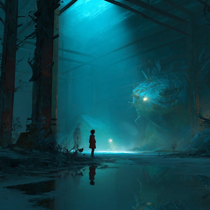 illustrate stunning concept art