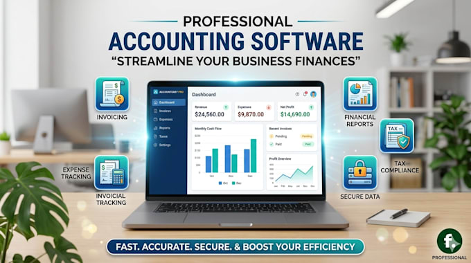 create a professional accounting software for your business