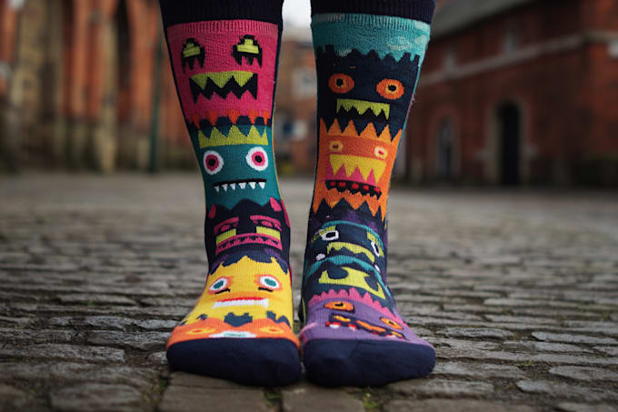 make a unique socks design according to your requirement