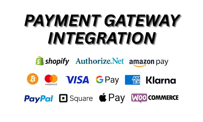 do payment gateway integration stripe square applepay paypal woocommerce shopify