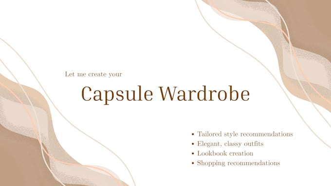 develop a capsule wardrobe to suit your style and budget