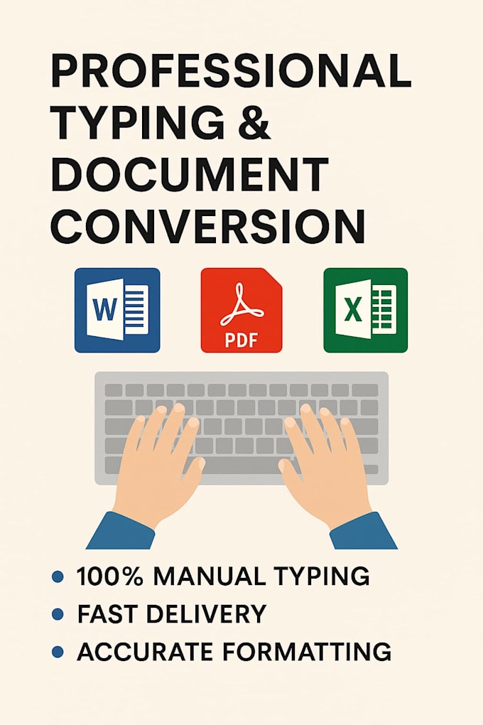 type scanned document or handwritten notes into words
