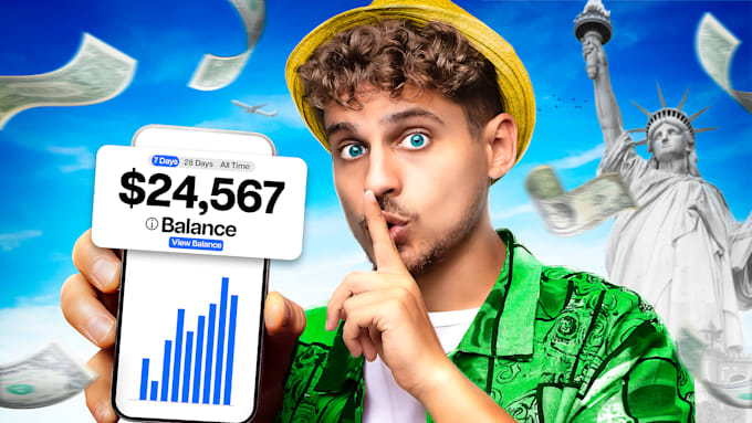 design premium finance and business youtube thumbnails