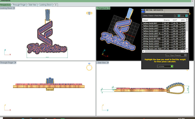 3d cad jewelry design