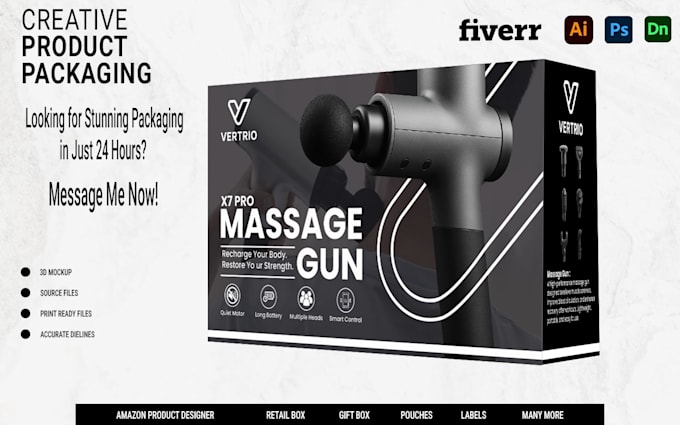 do product packaging design and label with modern branding