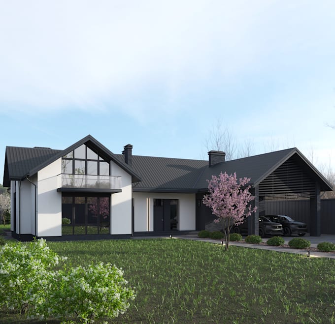 do 3d home modelling interior layout 3d rendering landscape exterior walkthrough