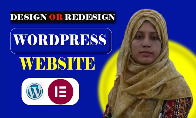 create a responsive wordpress website landing page design, redesign