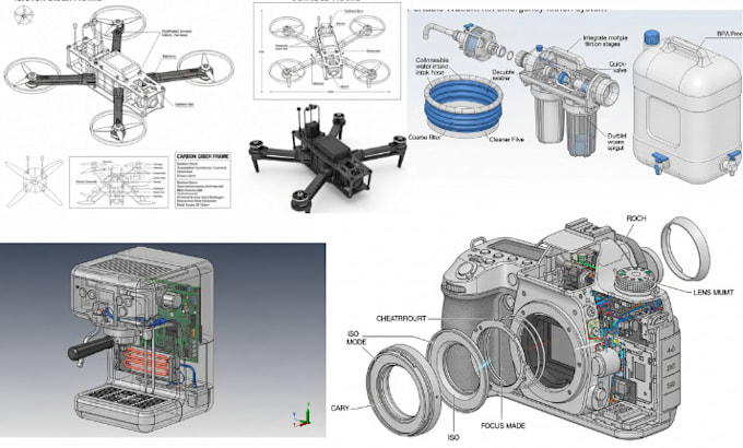 Do cad design mechanical industrial design cad model prototype design ...
