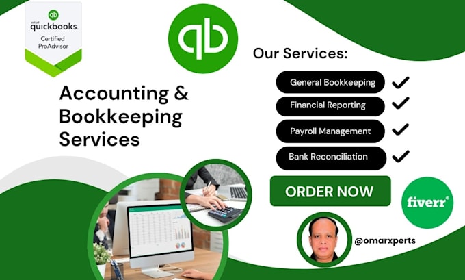 do bookkeeping, accounting, payroll, reconciliation, cleanup in quickbooks