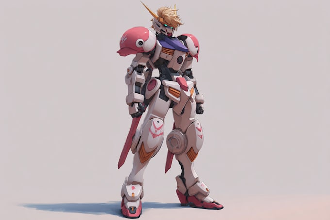 convert your gundam to vector art