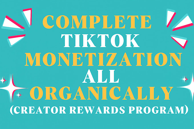 do organically tiktok promotion tiktok monetization creator reword program