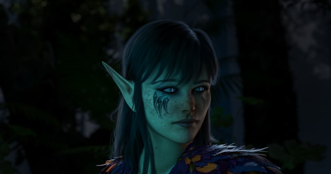 make a 3d realistic character model for games or film