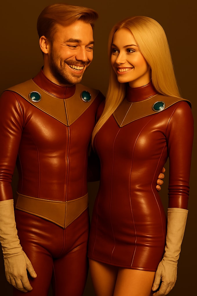 create something related to spacesuits or futuristic