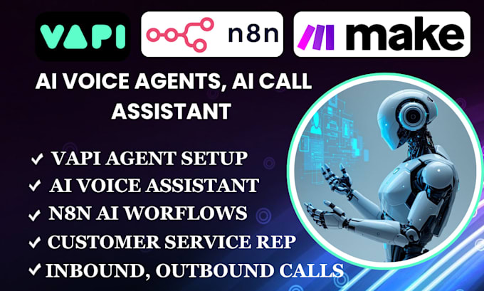 Vapi ai retell n8n ai agent calling voice agent make com automation