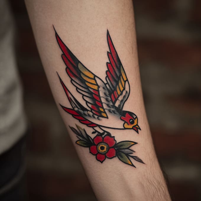 traditional old school tattoo design
