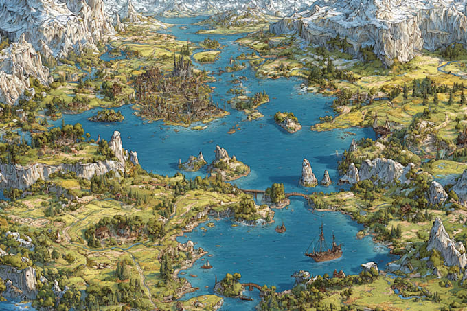 do a fantasy map for your book