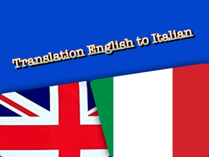 translate english to italian language