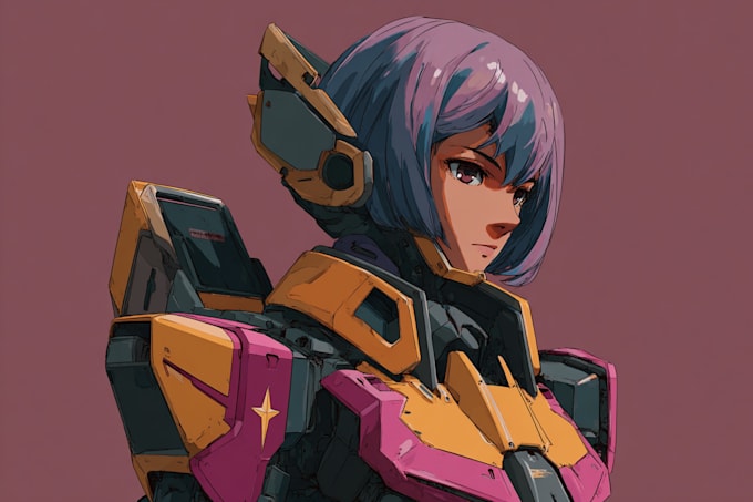 convert your gundam to vector art