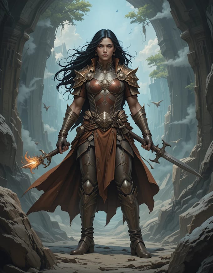 dnd character art and dnd character art