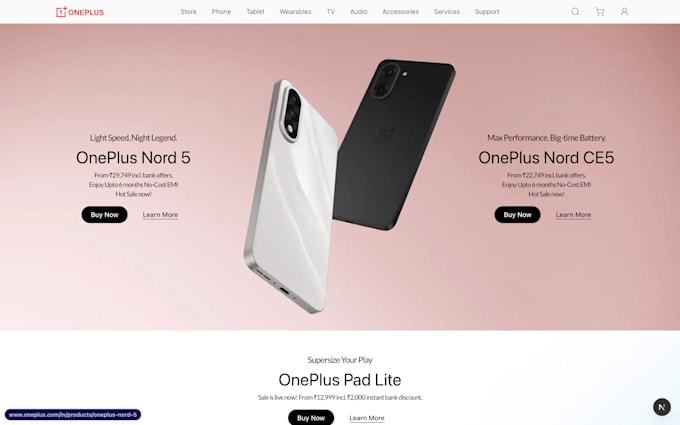 make a clean, modern website with responsive design