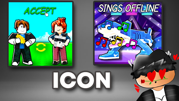 make a roblox game icon for you
