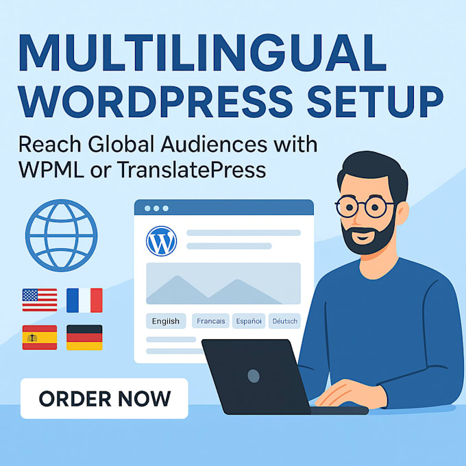 make your wordpress site multilingual using wpml or translatepress