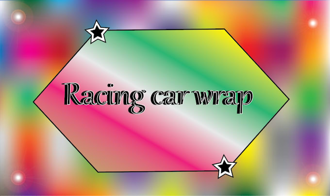 design custom racing car wrap, race car vinyl wrap, boat wrap, and vehicle wrap