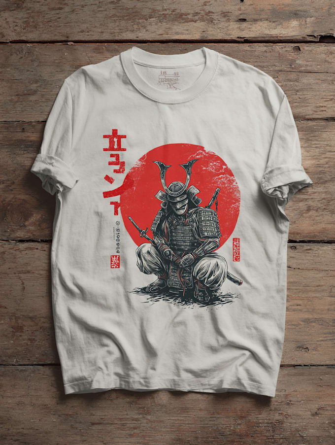 make a japanese t shirt design
