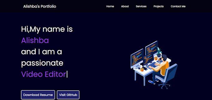 build a responsive frontend website with HTML CSS js react