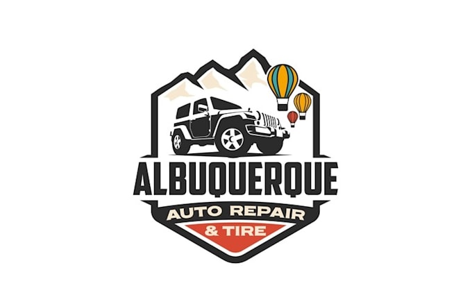 design auto repair tire logo