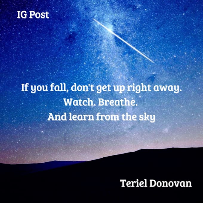 design aesthetic instagram quote posts with your message