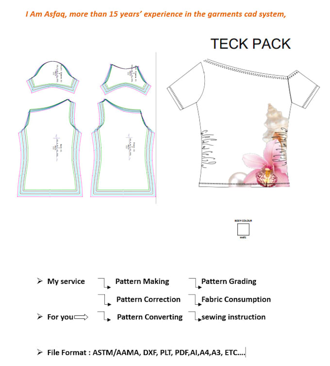 make accurate sewing patterns for t shirt,dress,and more