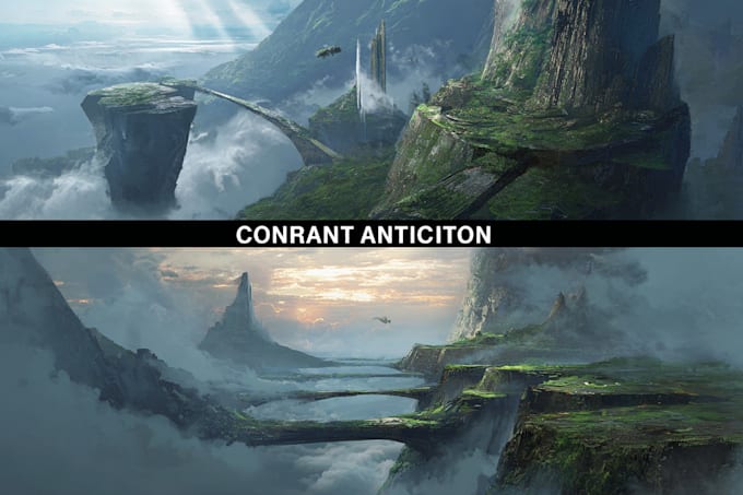 Create stunning fantasy and scifi environment concept art by Nykelliott ...