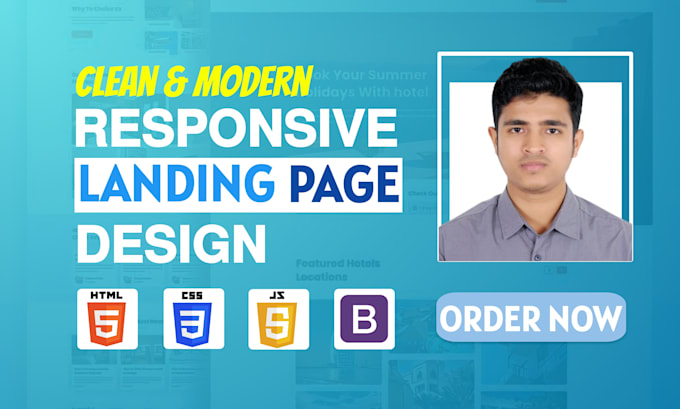 responsive landing page design