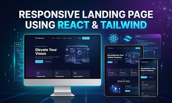 build fast HTML CSS js landing pages