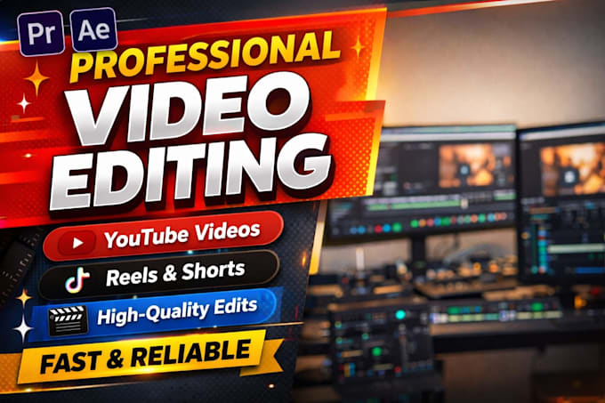 edit engaging videos for youtube, instagram and tiktok